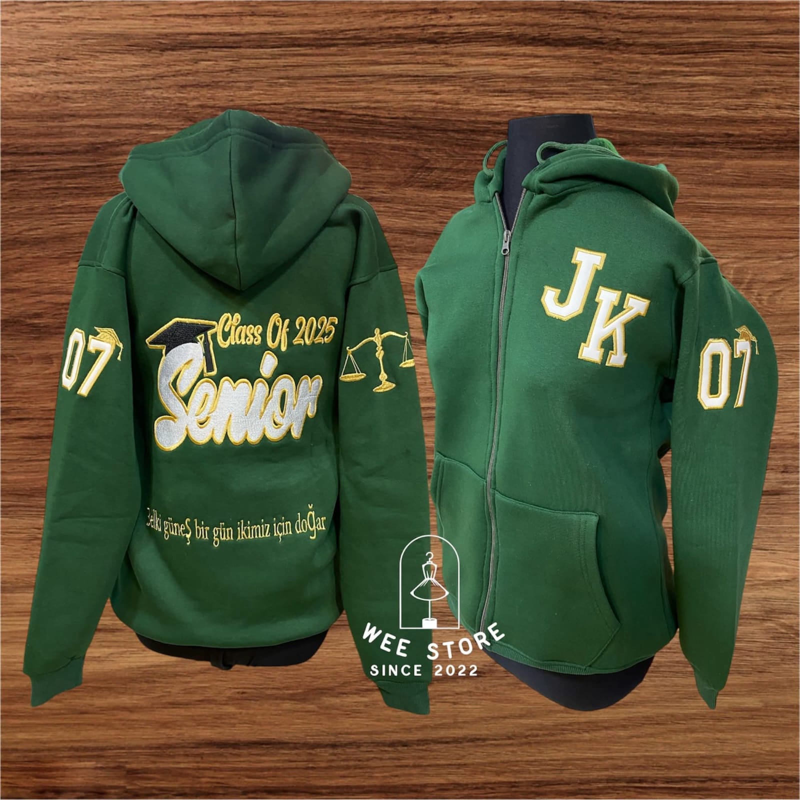 هودي بطباعة مميزة